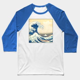The Big Great Wave Off Hokusai Japanese Katsushika Kanagawa Baseball T-Shirt